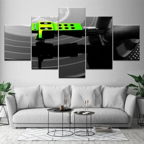 Canvas Painting Music Pop Player 5 Pieces Wall Art Painting Modular Wallpapers Poster Print for Living Room Home Decor