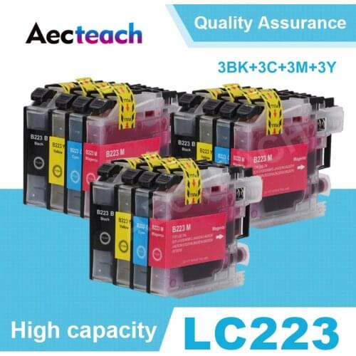 LC223 LC221 Compatible Ink Cartridge For Brother LC223XL MFC-J4420DW J4620DW J4625DW J5625DW J480DW J680DW J880DW J5320DW