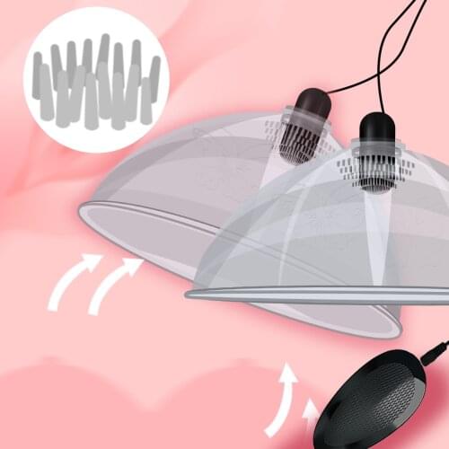 Breast Massage Nipple Stimulation Licking Vibrator Breast Enlargement Masturbator Suction Cup Nipple Chest Sucker