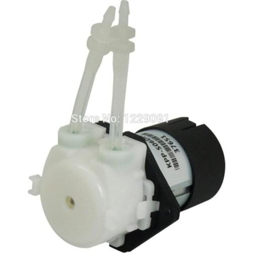 Miniature laboratory peristaltic pump 3v 6v 12v 24v liquid tube dosing pump 5w