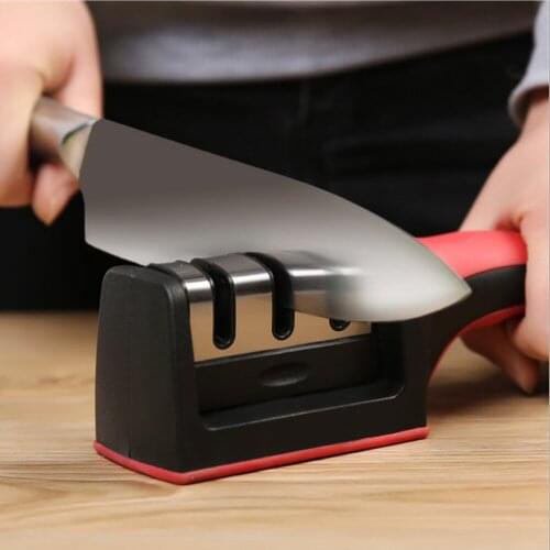 Multifunction Sharpener 3-stage Professional Kitchen Sharpener Scissors Kitchen Knife Stainless Steel Sharpener Tool