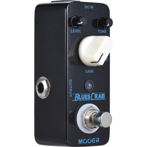 Mooer Blues Crab Overdrive Guitar Effect Pedal Classic Blues Overdrive Sound MBD1 BLUES CRAB True Bypass Full Metal Shell