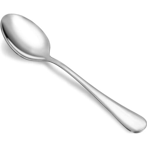 New Table Spoon Set, 16 Pcs 7.3 Inch Tablespoons, Stainless Steel Tablespoons, Can Be Used in Homes, Restaurants