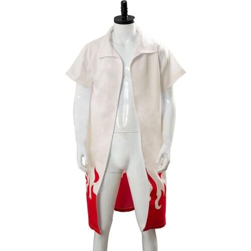 Anime 4th Hokage Yondaime Hokage Minato Namikaze Cosplay Cloak Costume Cloak Coat Halloween Carnival Suit