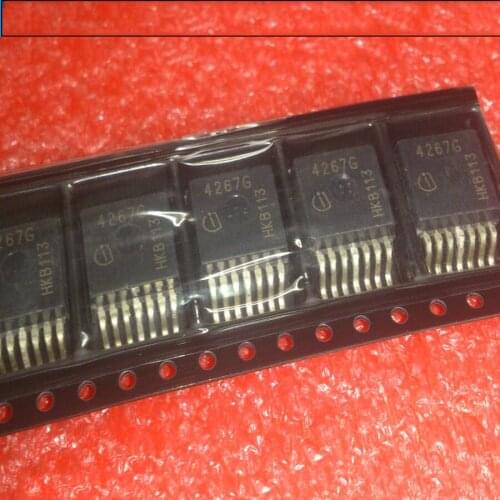 10PCS/LOT 4267G TLE4267G TLE4267 TO263-7 SMD Transistor car computer board commonly used maintenance triode