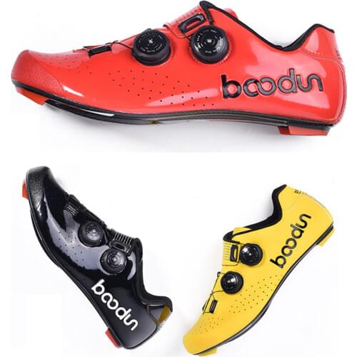 2019 New Road Cycling Shoes Carbon Fiber Self-Locking Ultralight Breathable Wear Non-slip professional Bicycle Racing Sneakers