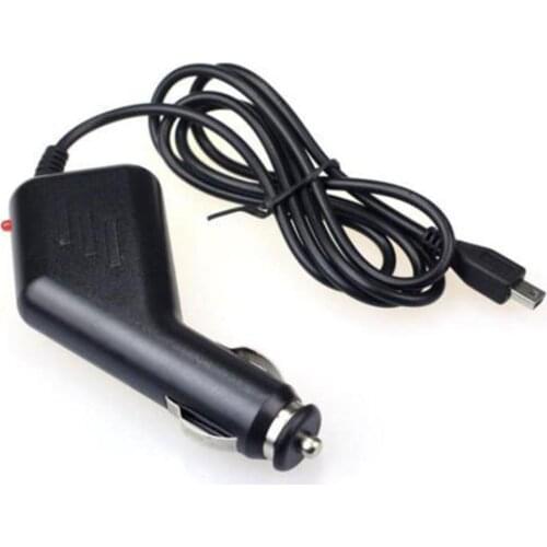 4 ft Mini USB DC 12 - 24V Car Charger Adapter Power Cable for GPS Drive Recorder Car Accessories Interior