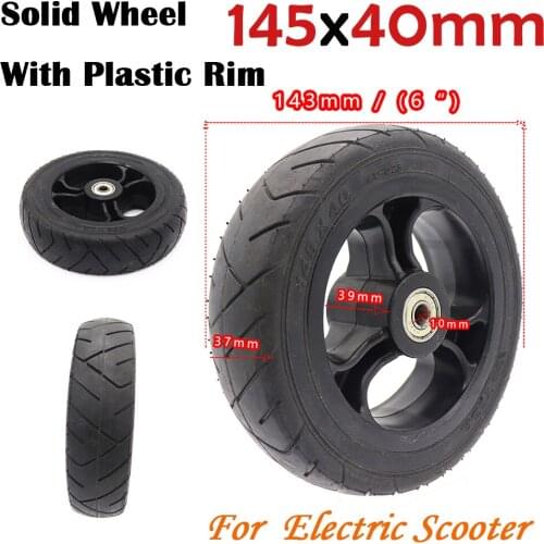 6 inch solid wheel 145X40 solid tire 145*40 tire fits for electric scooter Childrens trolley gas scooter