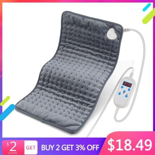 60*30cm Microplush Heating Pad Body Physiotherapy Electric Blanket Thermal Insulation Heat Therapy Pain Relief Winter Warmer