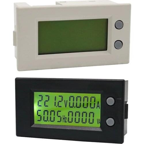 AC 190-450V 100A 4 in 1 LCD Voltage current power Frequency Combo Meter Panel meter Voltmeter ammeter
