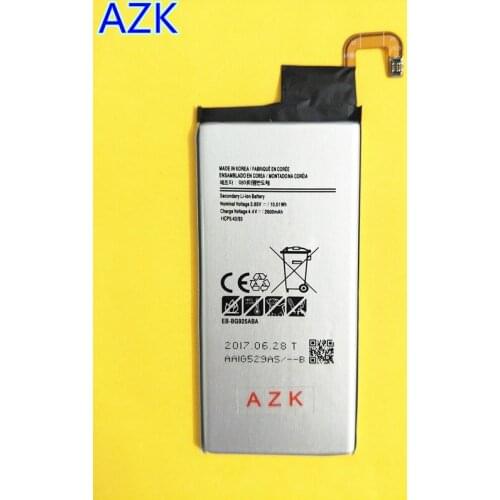 AZK 5PCS 2600mAh EB-BG925ABA Battery for Samsung GALAXY S6 Edge G9250 G925FQ G925F G925S S6Edge G925V G925A phone EB-BG925ABE