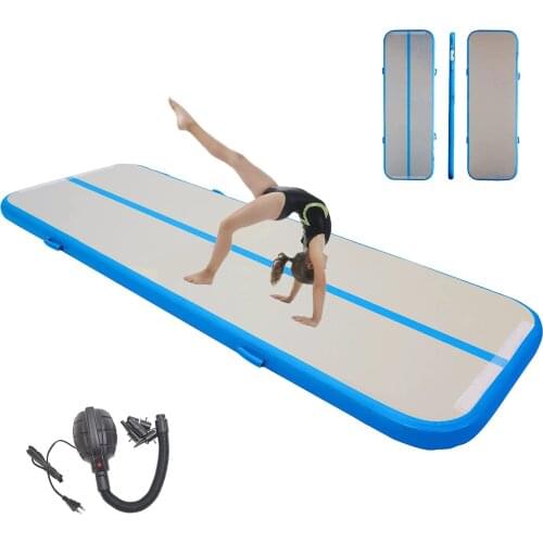 Free Shipping 4*1*0.2M Inflatable Gymnastics Mat Taekwondo Mat Air Track Tumbling Mat Inflatable Gymnastics Airtrack For Trainin