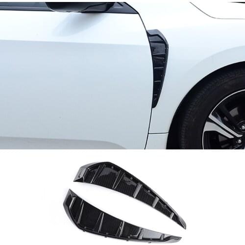 Carsytling for Honda Civic 2016 2017 2018 2019 2020 Car Fender Side Wing Decoration Sticker Blade Side Label Accessories
