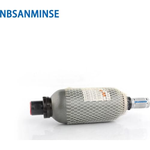 NBSANMINSE NXQ 0.4 ~ 1L Bladder Accumulator High Pressure 31.5Mpa Thread Connection Hydraulic Accumulator absorber