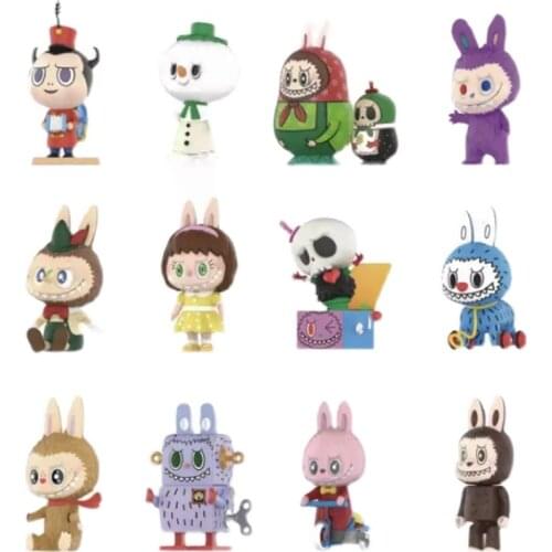 Blind Box Original LABUBU Fairy Monsters Toys Figures 13Style Random Surprise Anime Model Guess Figurine Doll 12Pcs/Set