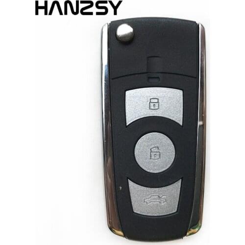 HANZSY 4 button Car Remote Key Fob For KIA CERATO Carens New Sorento Replaceable Flip Folding key Case Cover Auto key Shell
