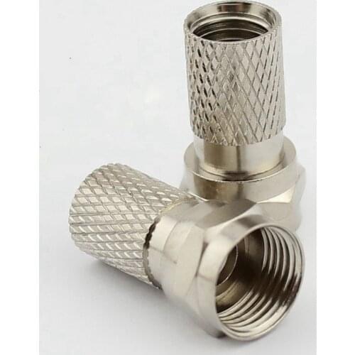 Cable connector Inch metric self-tightening f head screw f satellite digital set-top box joint 75-5