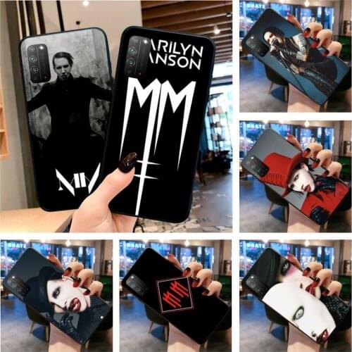 Marilyn Manson Phone Cases for Huawei Honor 30 20 10 9 8 8x 8c v30 Lite view 7A pro