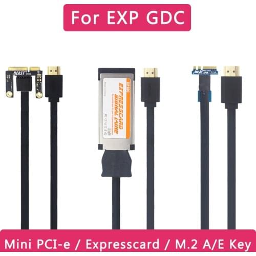 Mini PCI-E / Expresscard / NGFF M.2 A/E Key Cable Adapter Converter Wire for Beast EXP GDC Dock