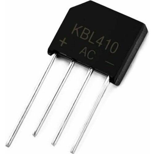 KBL410 1000V 4A Bridge Rectifier - Pack of 5