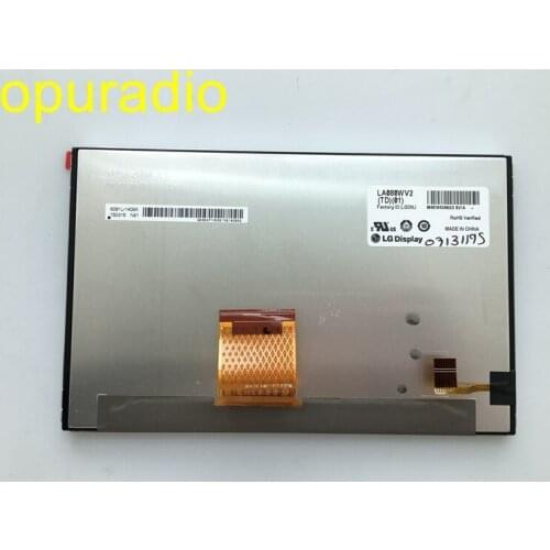 New original 8 Inch LCD display LA080WV2(TD)(01) LA080WV2-TD01 screen panel for Toyota MAP Navi audio