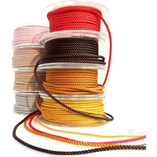 About the Fit Milan Cord TA 4mm 200M Jewelry Accessories Braided Fiber Silk Rope Cotton Threads Bracelet Handcrafts Beading Lace