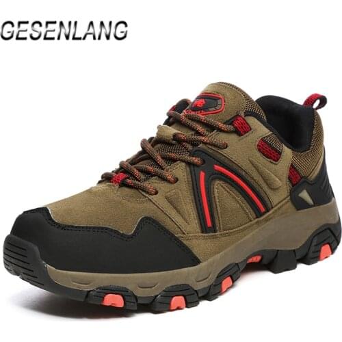 Autumn Mens Trail Hiking Shoes Breathable Comfortable Nonslip Wear Resistant Tourism Climbing Mountain Trekking Outdoor Sneakers