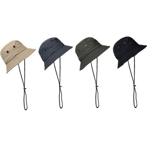 Quick-drying Bucket Hat For Women Men Summer Luxury Designer Beach Sun Hats And Caps Hip Hop Harajuku Streetwear Korean Fashion
