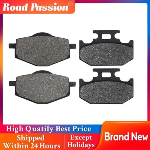 Road Passion Motorcycle Front and Rear Brake Pads For YAMAHA DT125RE DT 125 RE 2005-2007 FA101 FA152