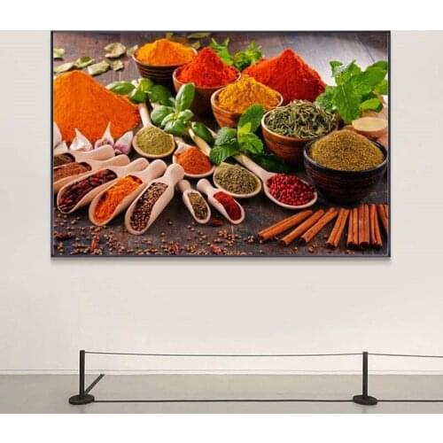 Posters And Prints Kitchen Condiment Wall Decor Art Canvas Prints Kitchen Theme Art Paintings For Kitchen Room Wall Art Decor