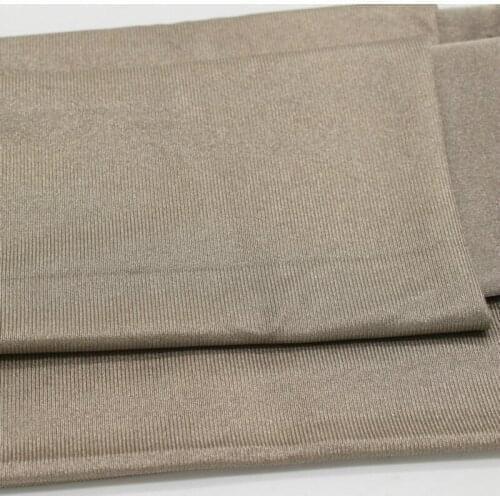 Conductive 100% Silver Electricity RF Shielding Anti-Radiation Fabric Elastic and Knitting Cloth