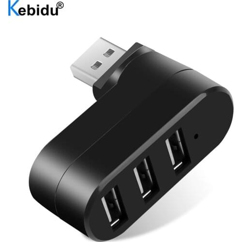 3 Port Multi 2.0 Usb Hub Mini Usb Hub High Speed Rotate Splitter Adapter for Laptop Notebook for PC Computer Accessories