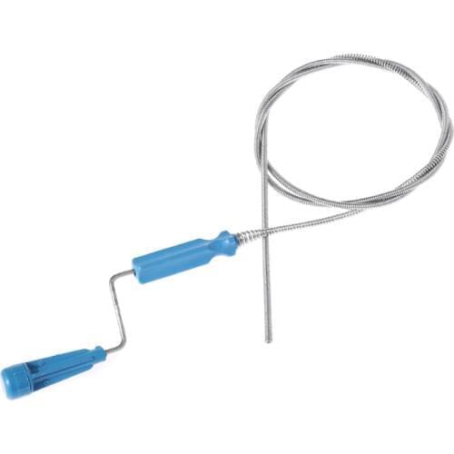 Drain Pipe Cleaning Tool Rod Sink & Drain Snake Clog Hair Grime Remover 180cm B95A