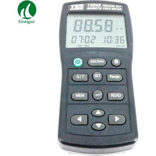 TES-1394S EMF Tester Electromagnetic Field Meter 50Hz/60Hz with RS-232