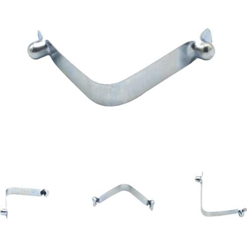 V Shape Touch Button snap tube Spring Clip Tent Pole Push for Lock and metal clamps for pipes