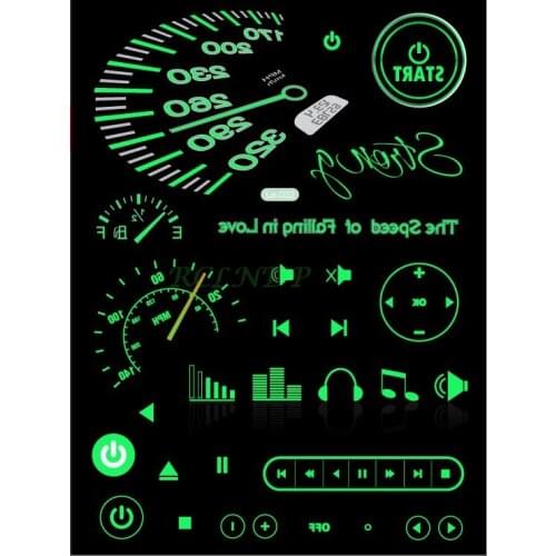 Waterproof Temporary Tattoo Sticker luminous lighting AUTO LOGOS tatto stickers flash tatoo fake tattoos for men women