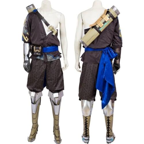 Adult Men Game OW Shimada Hanzo cosplay Suits Costume Halloween Party Full Props Suit Custome