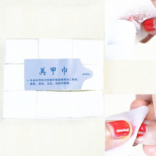 1 Pack Nail Acrylic Gel Polish Remover Wipe Nail Art Tips Manicure Nail Clean Wipes Cotton Lint Pads New Clean Paper