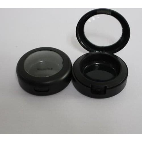 10g black eye shadow jar cosmetic containers DIY Refillable Jar Plastic Eye Shadow Container F220