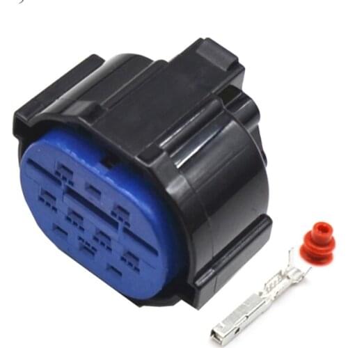 100 sets 10 pin car headlight plug waterproof electrial auto socket male HP406-10021 K2 K3 K5 wiring harness cable connector