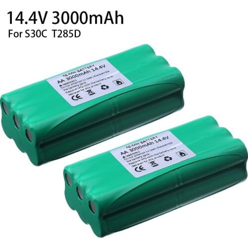 2pcs AA 14.4v 3000mah NI-MH rechargeable battery for Papago S30C intelligent sweeping robot VONE T285D vacuum cleaner battery