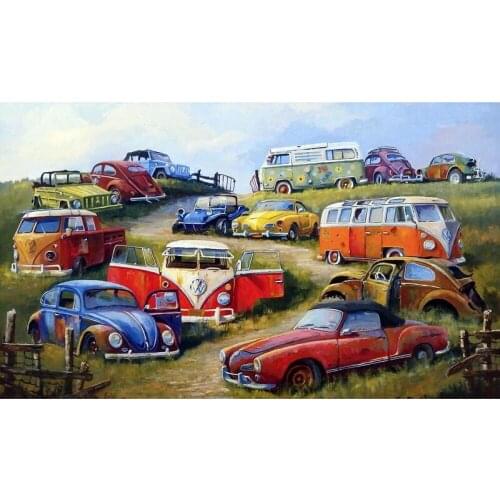 DIY 5D Diamond Painting seaside Car room docor Cross Stitch Full Square sets Diamond Mosaic Embroidery car