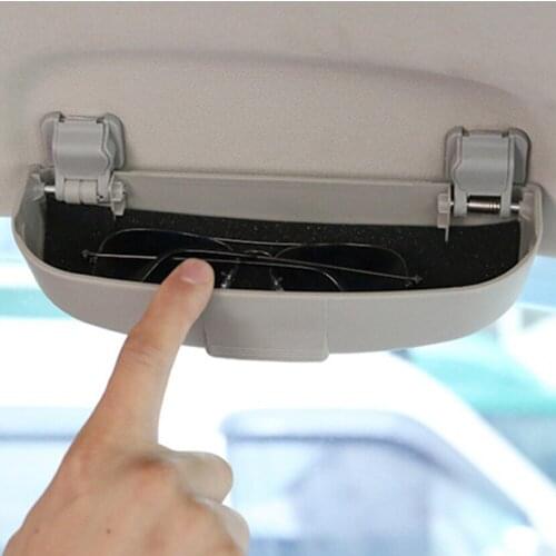 Car Sun Glasses Case Holder For SEAT Ibiza Leon Toledo Arosa Arona Alhambra Exeo FR Supercopa Mii Altea Cordoba cupra concep