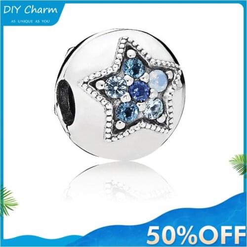 925 Sterling Silver Metal Beads Five-pointed Heart Charm fir Original Pandora charms Silver 925 Bracelet Genuine Valentine Gifts