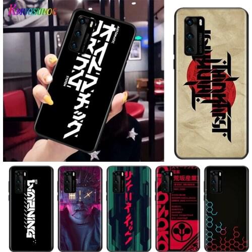 Cyber style punks For Huawei P Smart S Z Mate 40 RS 30 20 10 Pro Plus Lite 2019 2020 2021 Black Soft Phone Case