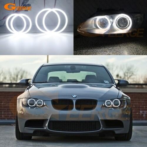 For BMW 3 Series E90 E91 E92 E93 M3 Coupe cabriolet xenon HD Ultra bright SMD LED Angel Eyes halo rings Day Light Car styling