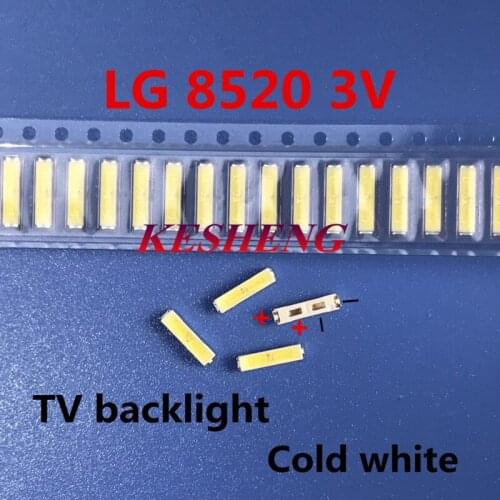 PER LG SMD 8520 LED Backlight 0.5 W 8520 3 V bianco Freddo-55LM TV Application/2000 PZ