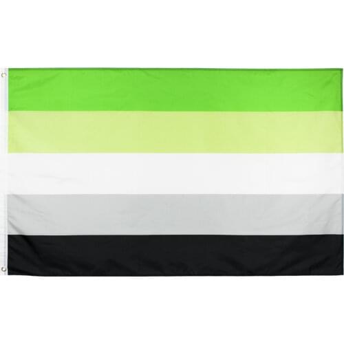 90x150cm LGBT pride Aromantic Flag