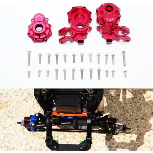 GPM ALUMINUM FRONT KNUCKLE ARMS Front cup TRAXXAS TRX-4 82056-4 TRX4021 8252+8251