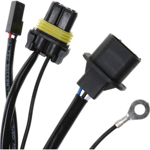 Hid Hi Lo Relay 12V 35W 55W Wiring Harness Controller Bi-Xenon Kit H13 9008